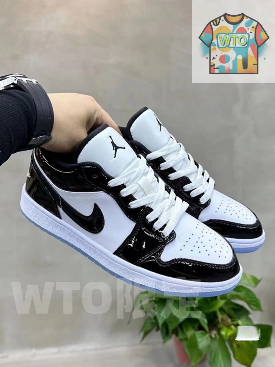 大 Nike Air Jordan 1 Low Concord 男女兼用