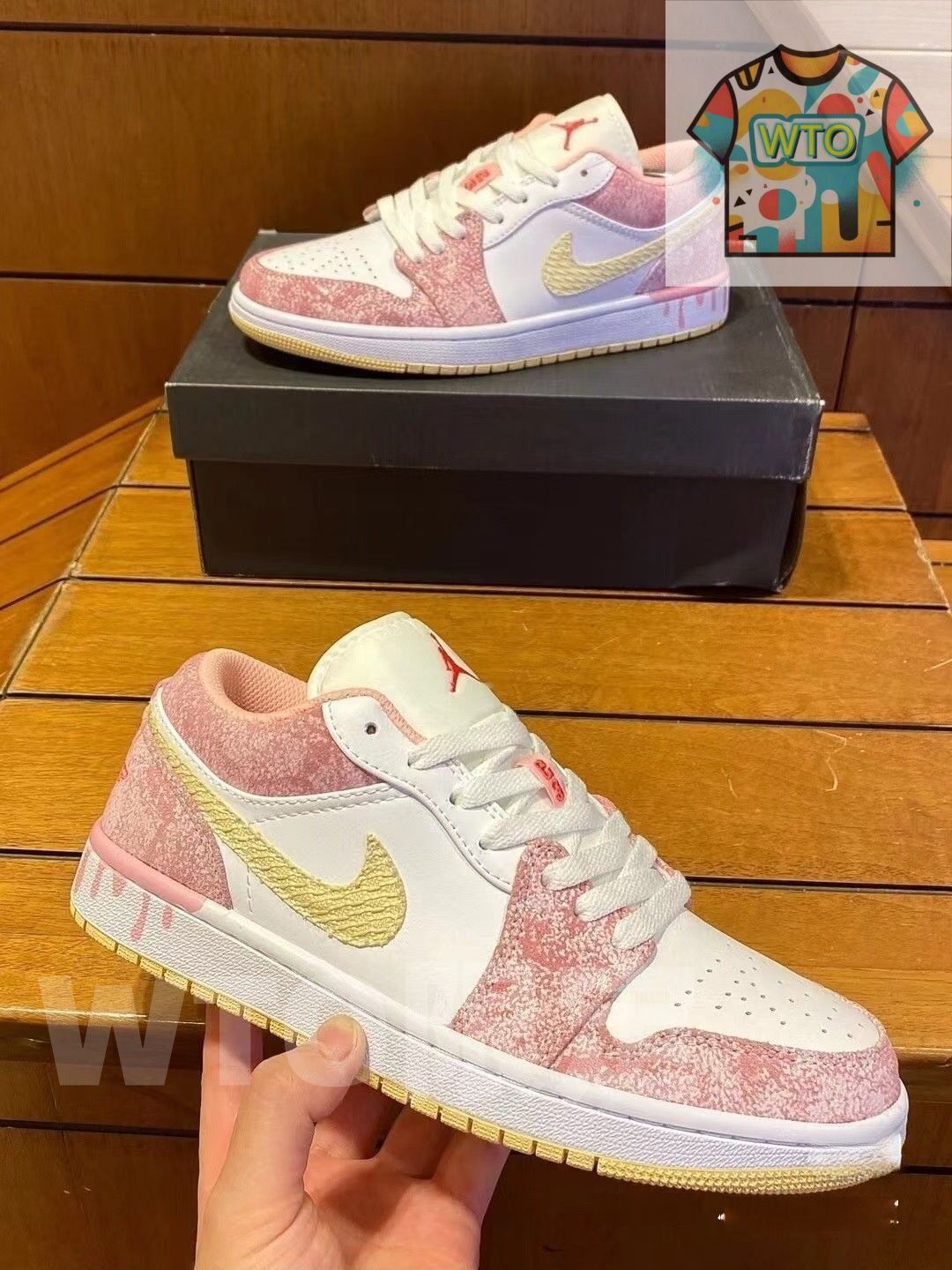 大 Air Jordan 1 Low アイスクリーム -WTO輸入-LVK 50