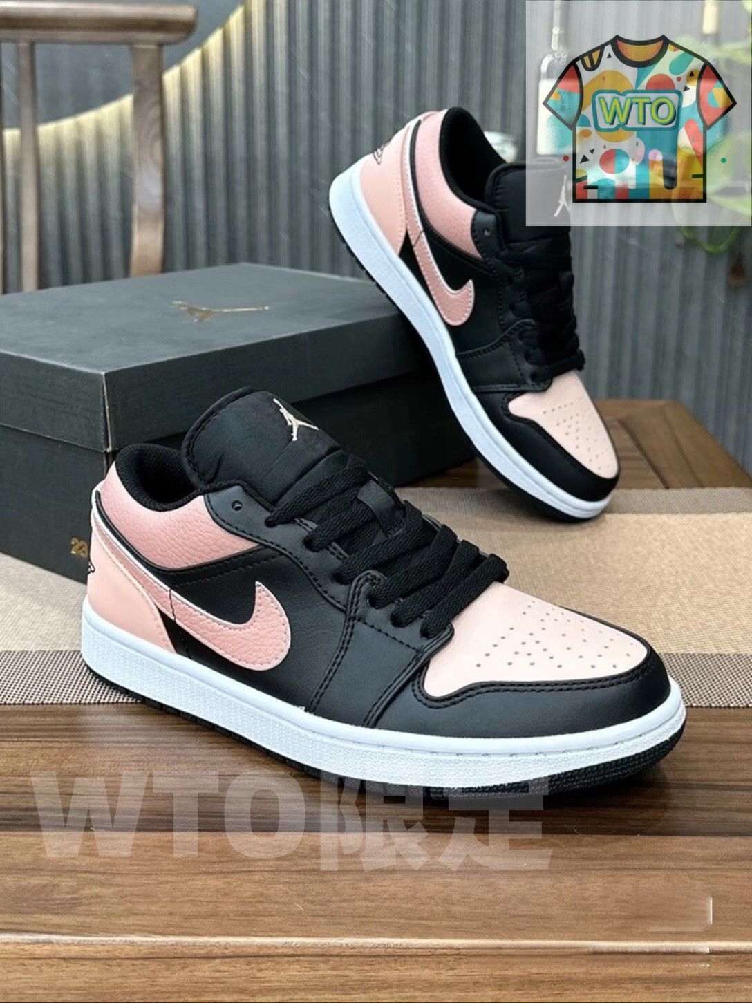 大 NIKE ナイキ AIR JORDAN 1 LOw 553558-034-WTO輸入-YRU10