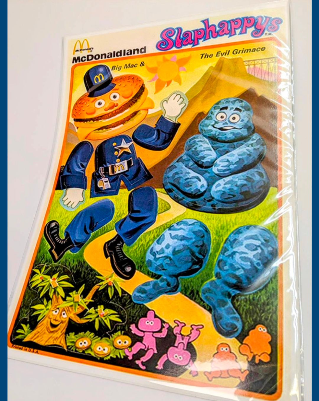 レア！　1971年　マクドナルドランド　ポスター　ディスプレイ　イービルグリマス ☆ちょうどいいB4ポスター【 McDonald ( マクドナルド ) ビックマック