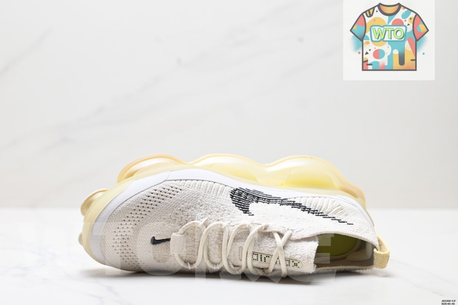 今日 Nike Air Max Scorpion Flyknit Phantom Black Light Cream スコーピオンシリーズ 2025 年モデル スーパービッグエアソール 前衛的増高ロートップ レジャースポーツ用ジョギングシューズ