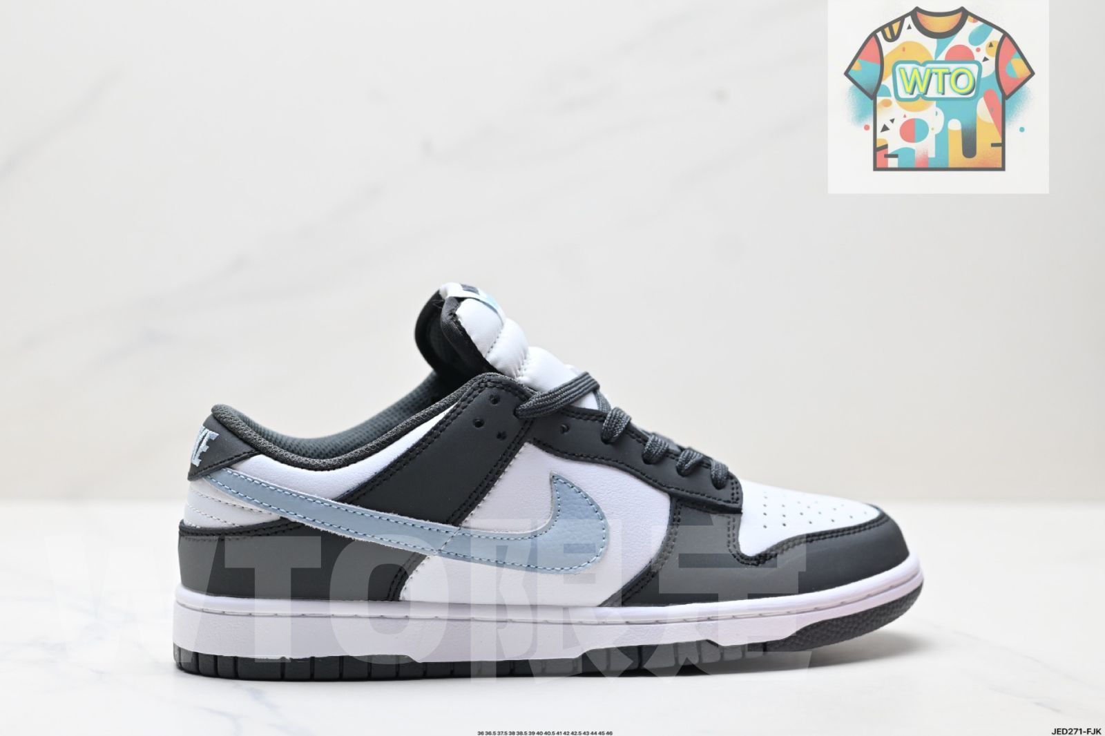 ナイキ NIKE DUNK LOW ダンク ロー シリーズ ビンテージ ロートップ レジャー スポーツ スケート ボードシューズ-WTO輸入4