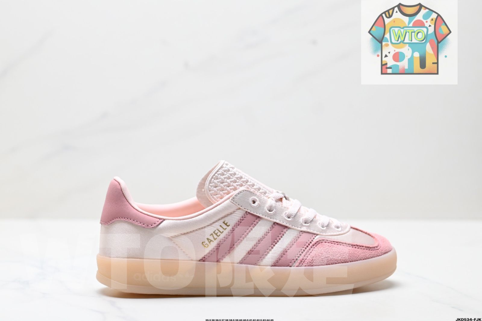 アディダス オリジナルズ Gazelle INdoor クローバー カジュアル 滑り止め 耐磨耗 ロートップ スケートシューズ-WTO輸入4