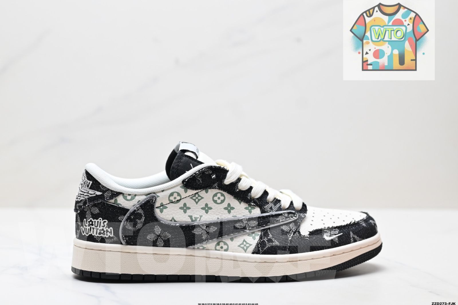 Travis Scott x Air Jordan 1AJ1 リバースフック Travis Scott x Air Jordan 1 Reverse Mocha