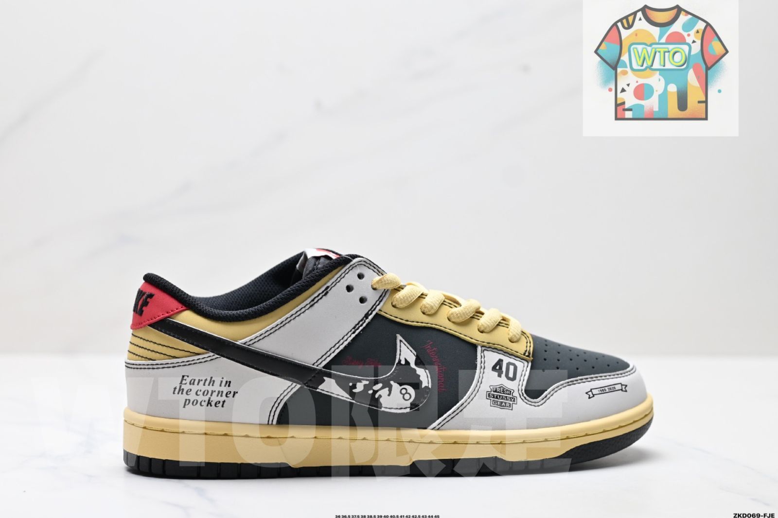 Nike Dunk Low Retro ‘DIY Premium Custom’ ナイキ ダンク ロー レトロ カスタム’ ロートップ レジャー スポーツ スケートシューズ