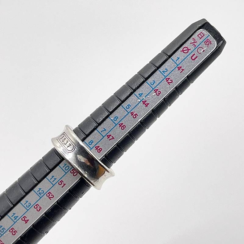 【18号、希少】ティファニー ナロー1837 ナロー リング シルバー 925 TIFFANY ナローリング 18号 ティファニー 18 5号 希少 ナローリング