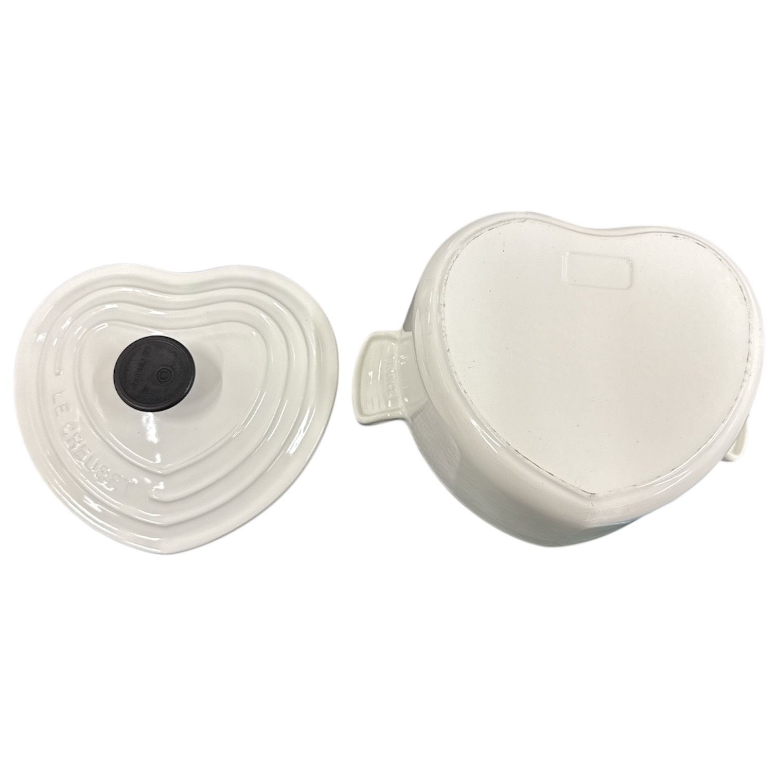 ルクルーゼ　ココットダムール　ホワイト LE CREUSET (ルクルーゼ) ココットダムール 19cm ホワイト｜トレファク