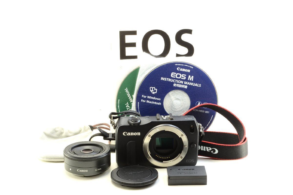 現状品扱 Canon EOS M EF-M 22mm F2 STMセット