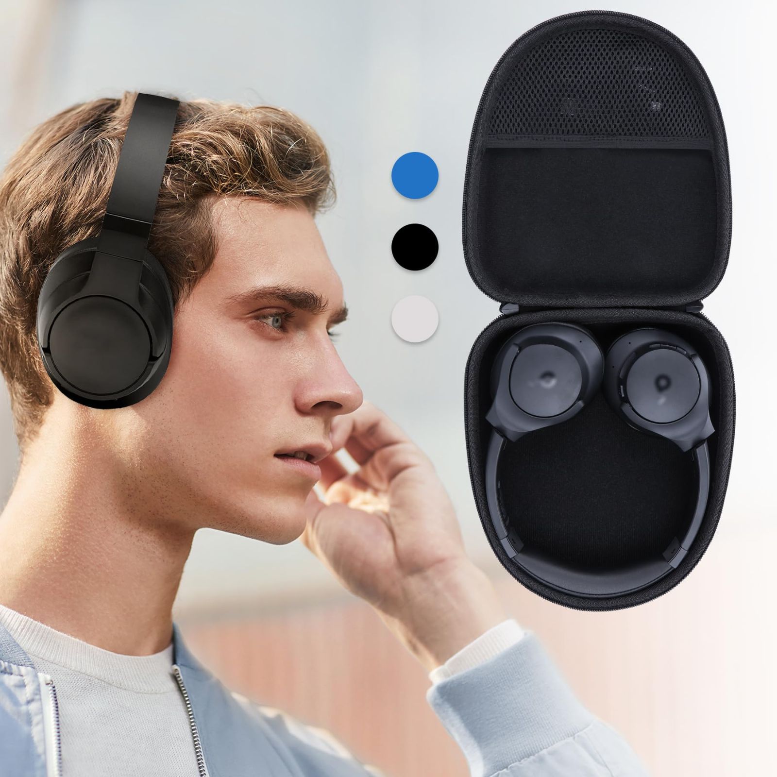 人気商品】Lebakort収納ケースと互換性のあるSonyソニーWH-CH720