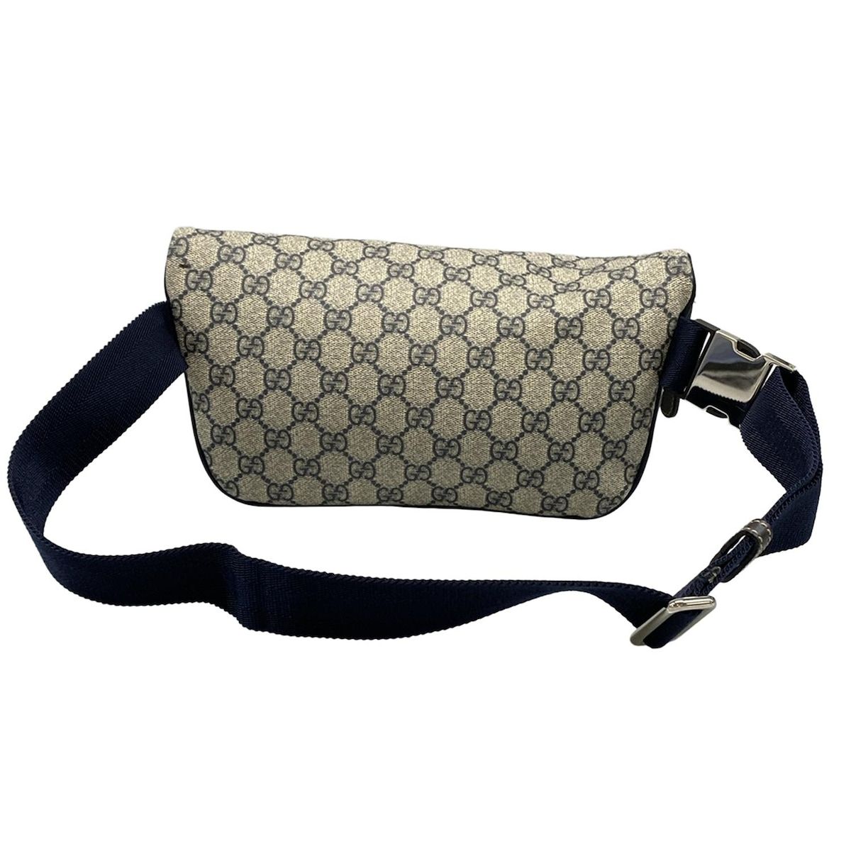 アイボリー×ネイビー レザー