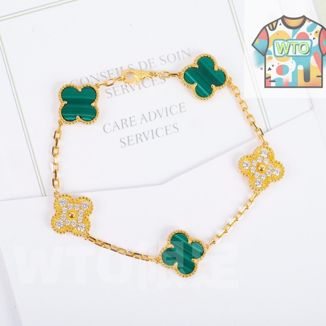 Van Cleef - Arpels アルハンブラ ダイヤモンド 5連ブレスレット ヴァン クリーフ アーペル レディースジュエリー｜ ｜