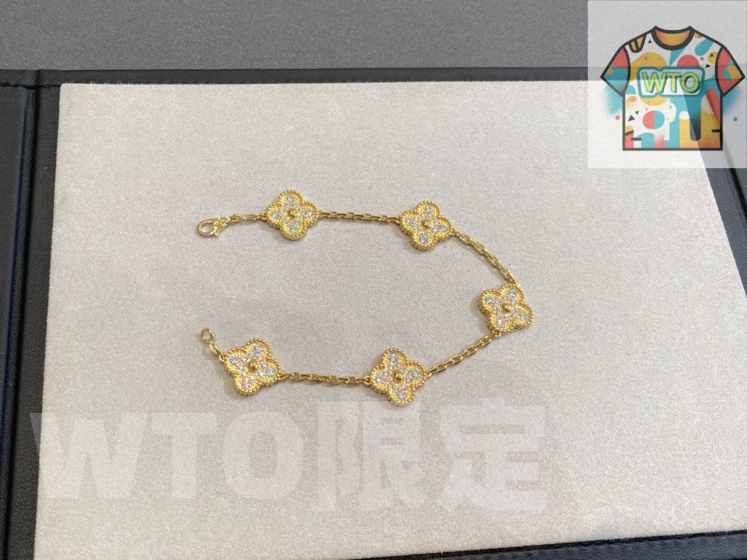 ヴァン クリーフ-アーペル ヴィンテージ アルハンブラ ブレスレット 5モチーフ Van Cleef - Arpels VCARA41400｜ ｜ -WTO輸入1