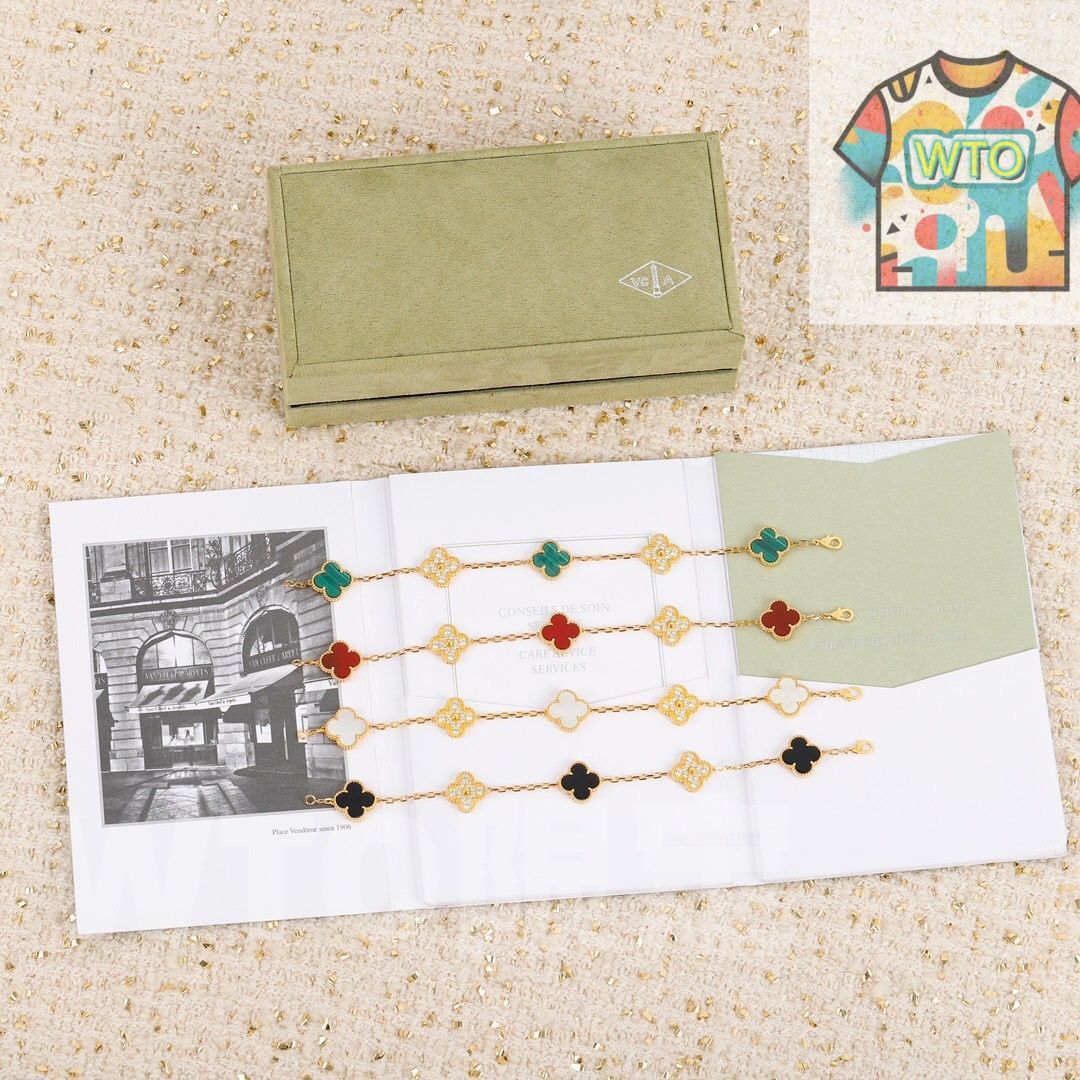 Van Cleef - Arpels アルハンブラ ダイヤモンド 5連ブレスレット ヴァン クリーフ - アーペル レディースジュエリー｜ ｜