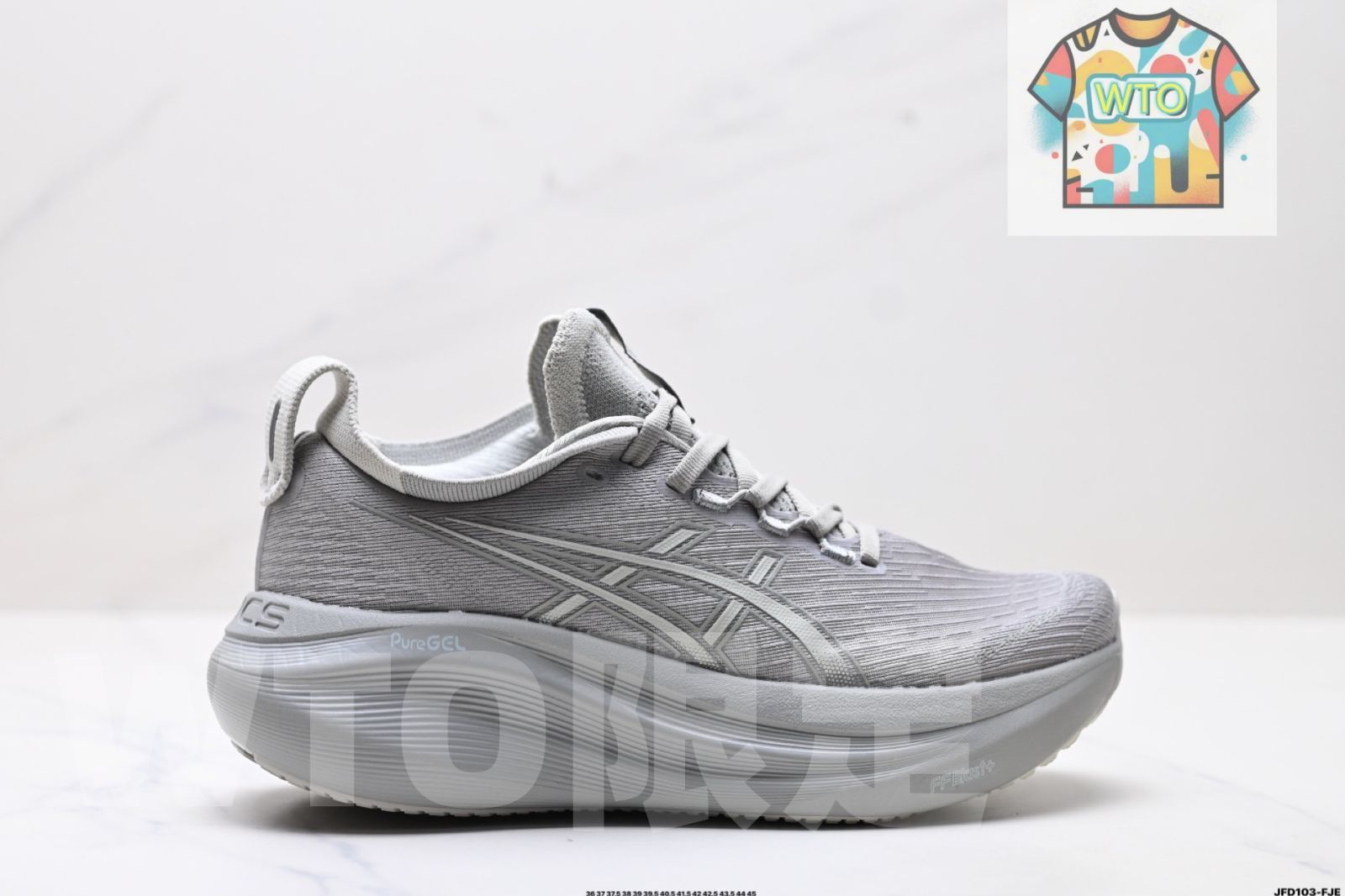 Asics Gel-Nimbus 27 アシックス ゲル - ニンバス 27 快適 滑り止め 耐磨耗 ロートップ カジュアルランニングシューズ