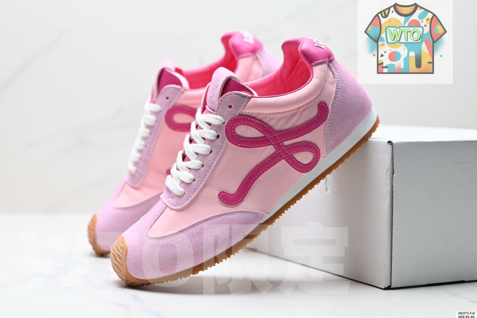  Loewe ロエベ バレエ ランナー 2 0 スニーカーズシリーズ アーガン ヴィンテージ ドイツトレーニング 薄底 ユニバーサル レジャー スポーツシューズ スニーカー 靴