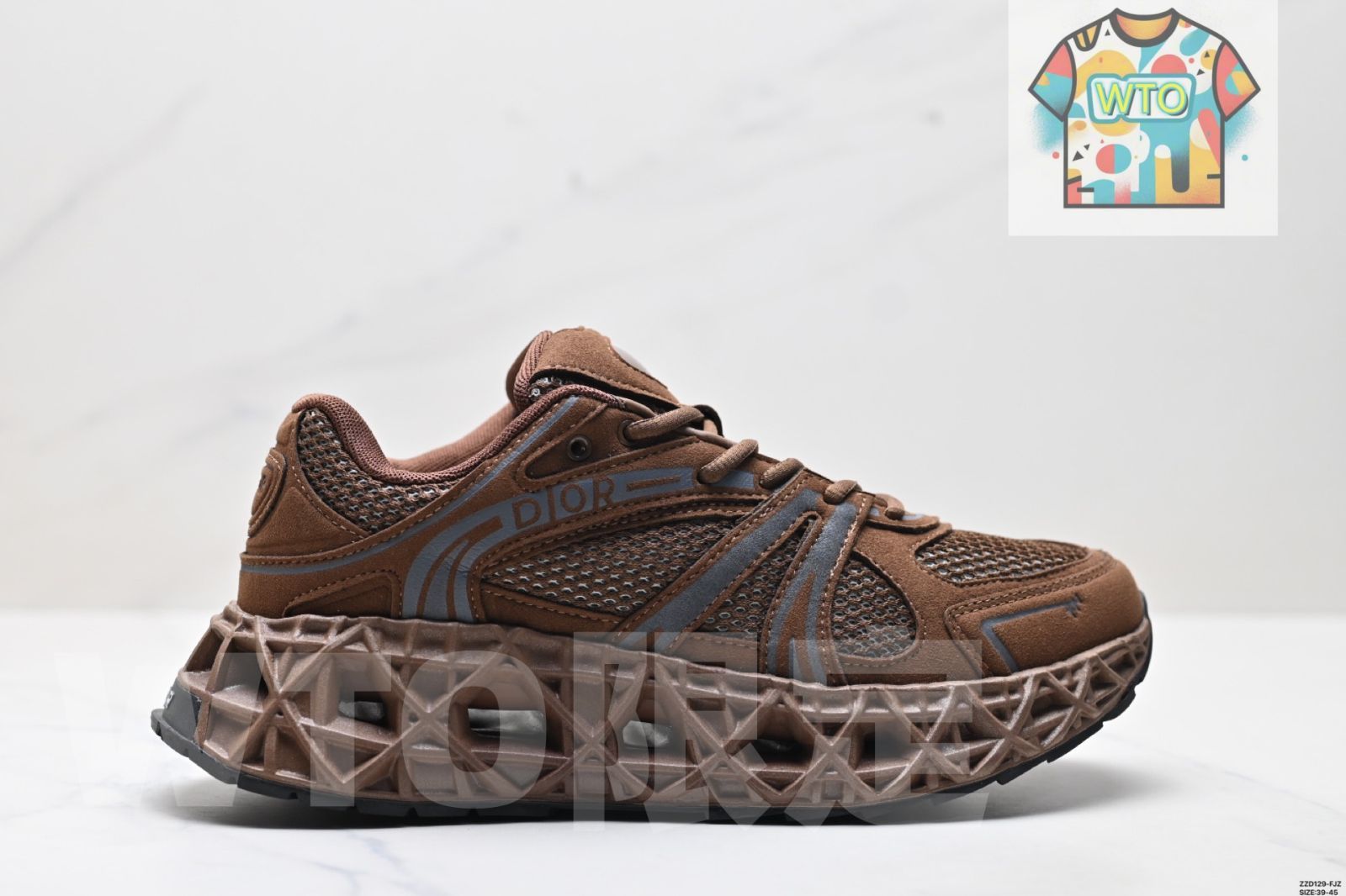 Dior ディオール B 35 丸首 レース ロートップ レジャー シューズ