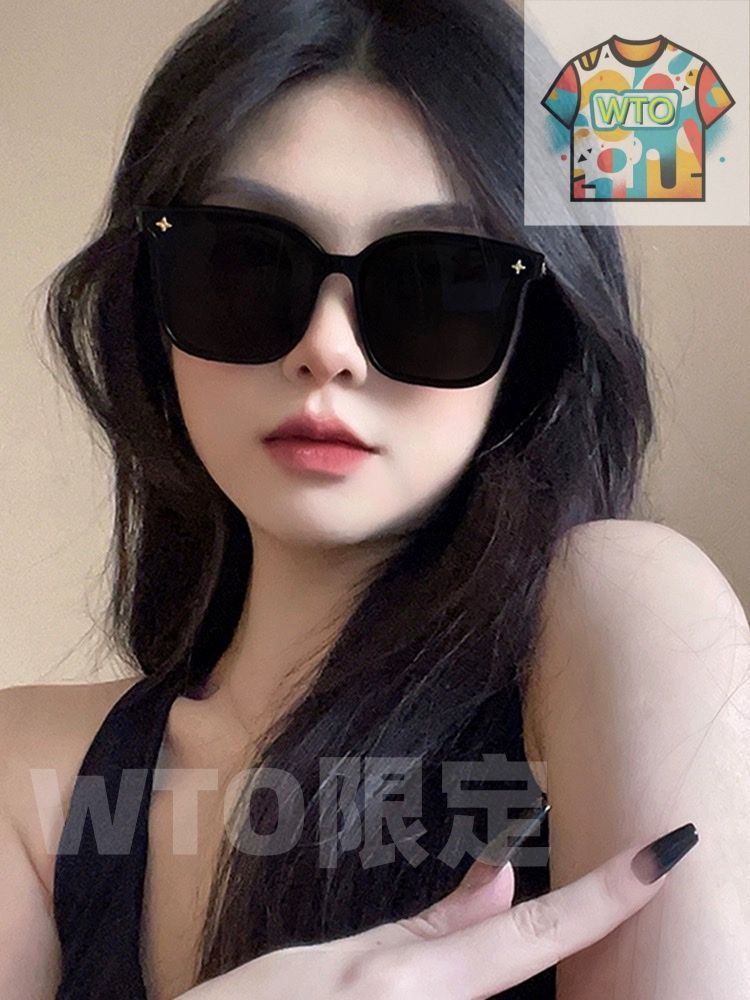 TR 今日 偏光サングラス 大フレーム クラシックスクエアデザイン -WTO輸入-FKC74