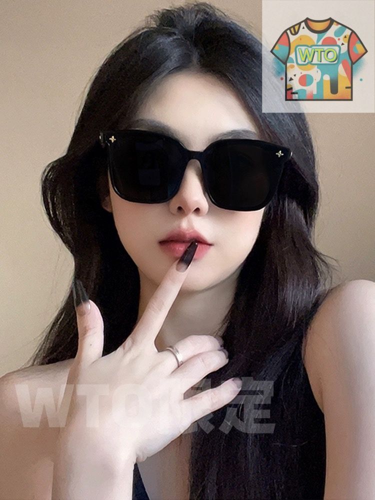 TR 今日 偏光サングラス 大フレーム クラシックスクエアデザイン -WTO輸入-FKC74