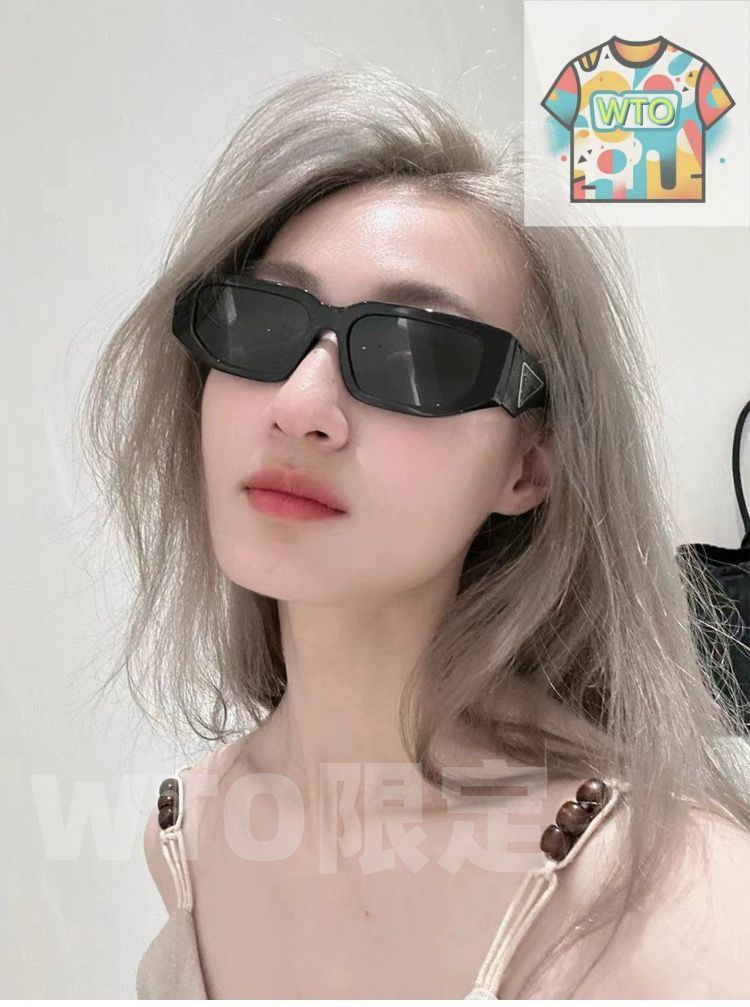 Prada 今日 プラダ クラシックな小フレーム四角形デザインのサングラス P11226 -WTO輸入-SVS02