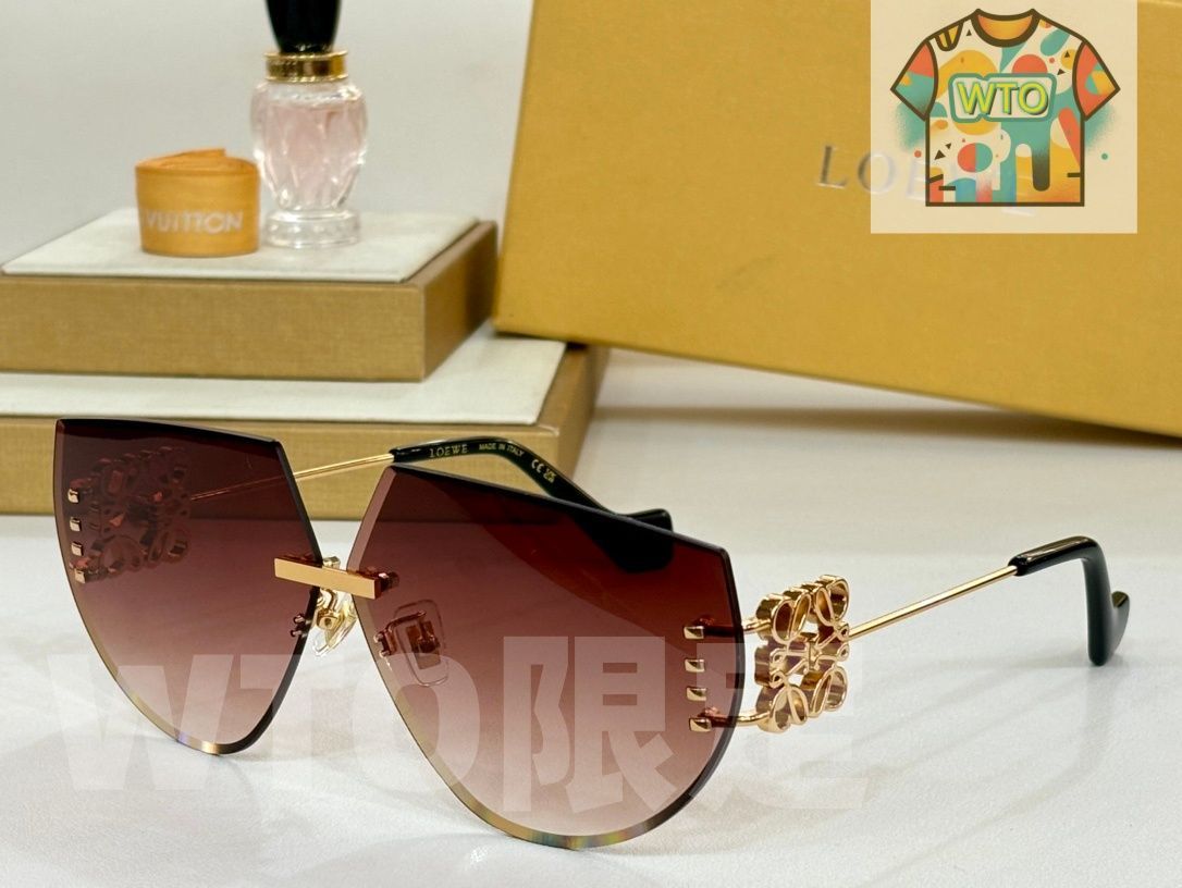 LOEWE ロエベ 新モデル フレームレス ファッションメガネ -WTO輸入-SXO74