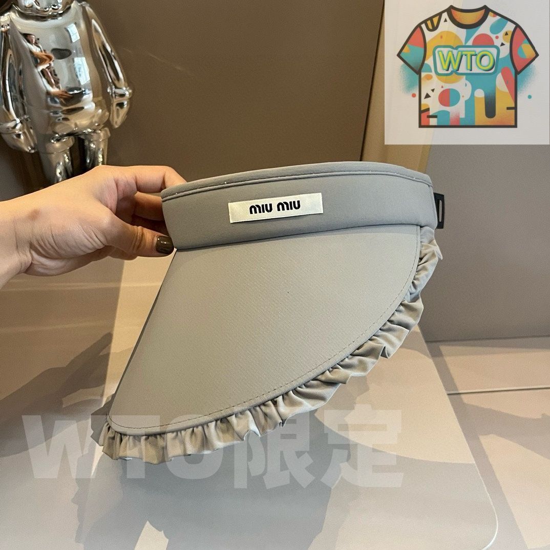  ミュミュ ヘアバンド サンハット ノンクローズドハット ユニバーサルなデザインで日焼け防止に最適 -WTO輸入-PQT 24 アウトドアハット サファリハット ハット