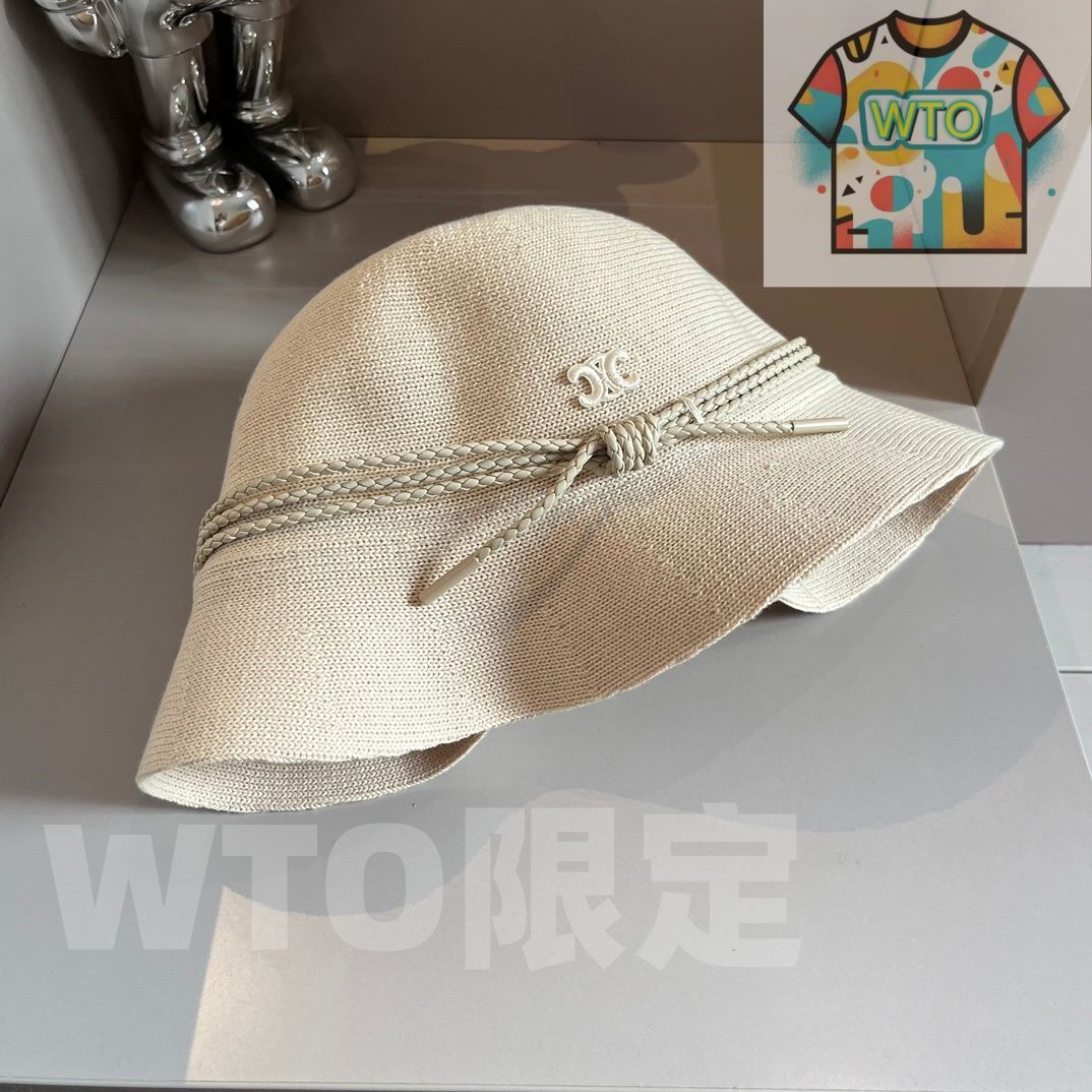  Celine の編み物礼帽 ― なファッションアイテム -WTO輸入-CWT 56 アウトドアハット サファリハット ハット