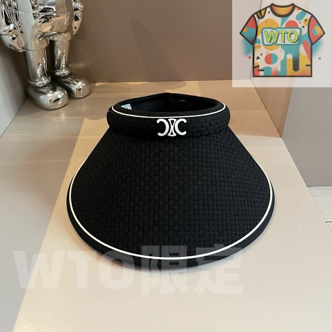 ヘアバンド日傘帽