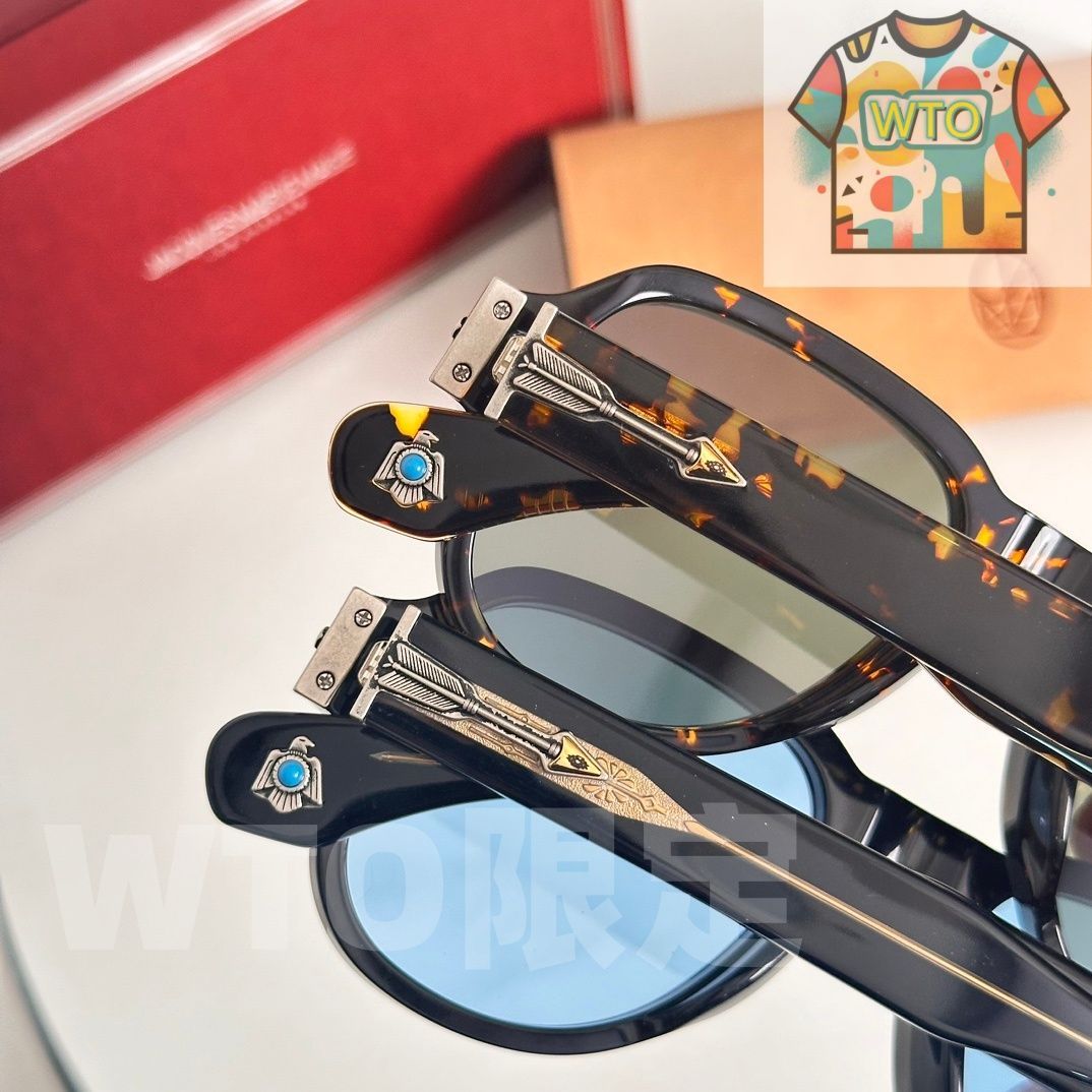 JACQUES MARIE MAGE グリーンツォンビン 松石 シリーズ オリジナル リプリカ ハンドメイド メガネ