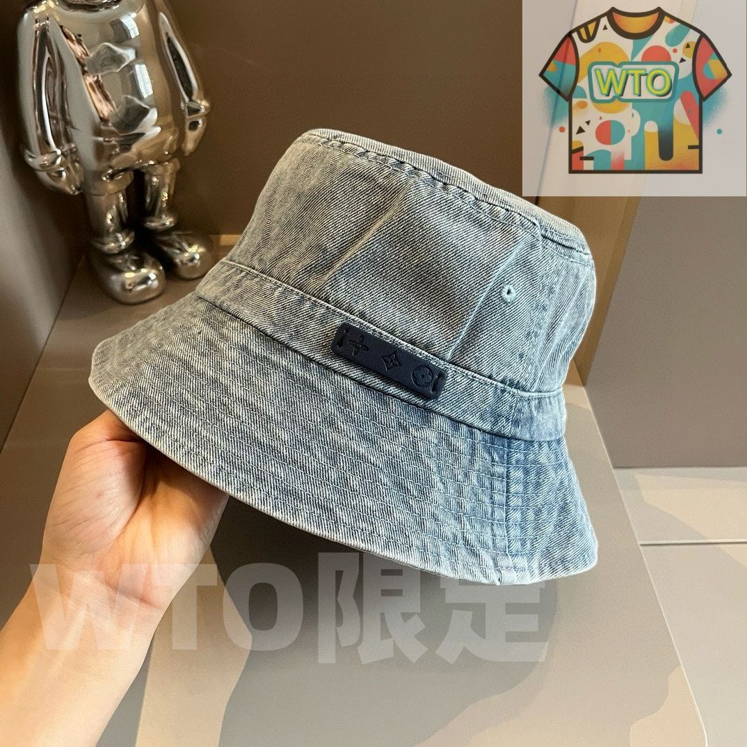 のデニムフィッシャーマンハット -WTO輸入-FPT43
