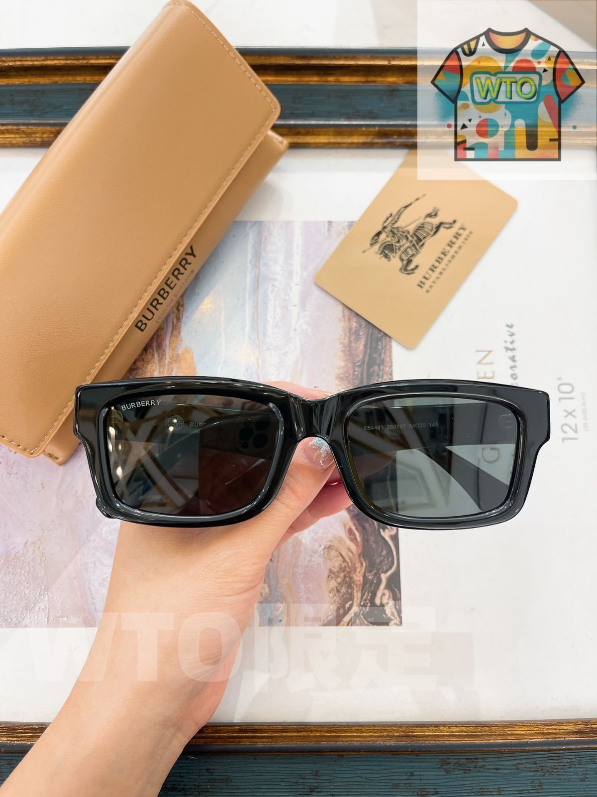 BURBERR モデル 4443 サングラス メガモードアイウェア メガネ -WTO輸入-XWI08