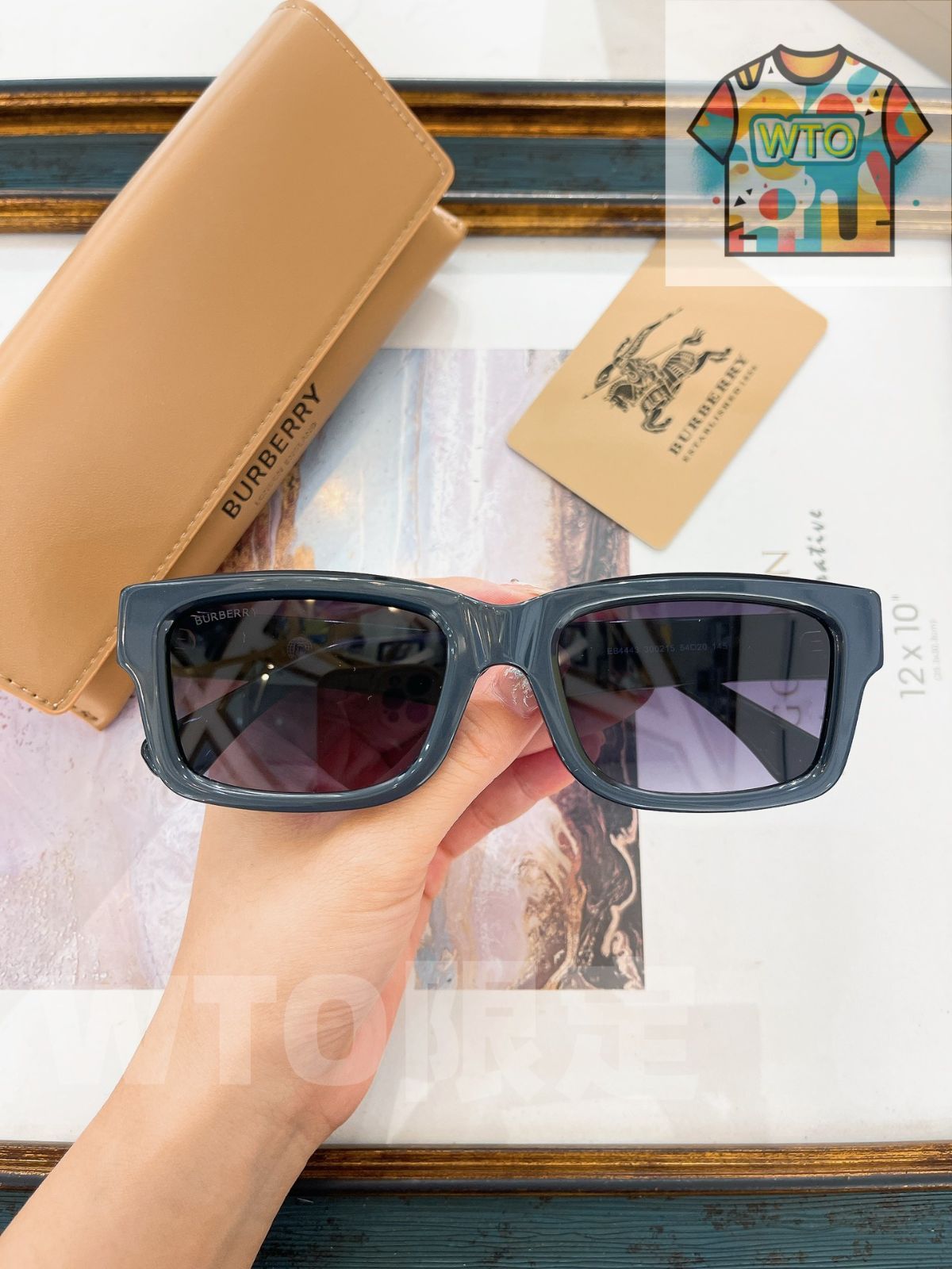 BURBERR モデル 4443 サングラス メガモードアイウェア メガネ -WTO輸入-UFD82