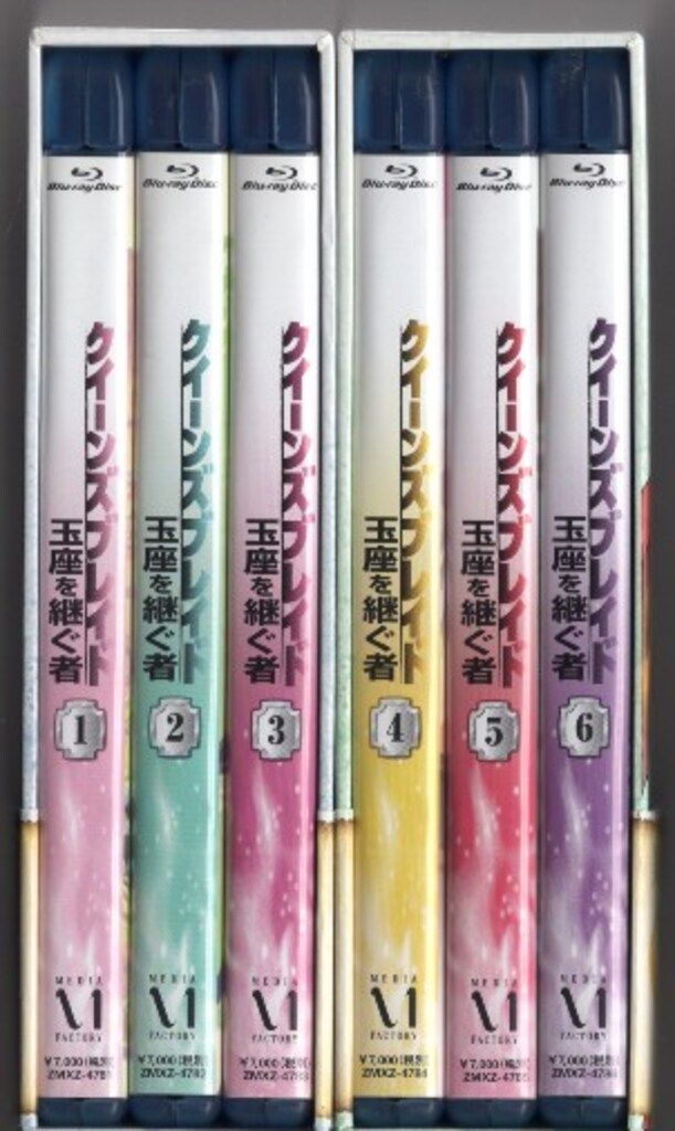 Blu-ray クイーンズブレイド 王座を継ぐ者 初回生産版 全6巻セット アニメ