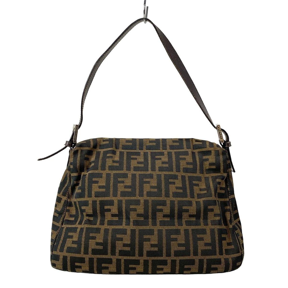 FENDI(フェンディ) ショルダーバッグ マンマバケット ベージュ×ダーク