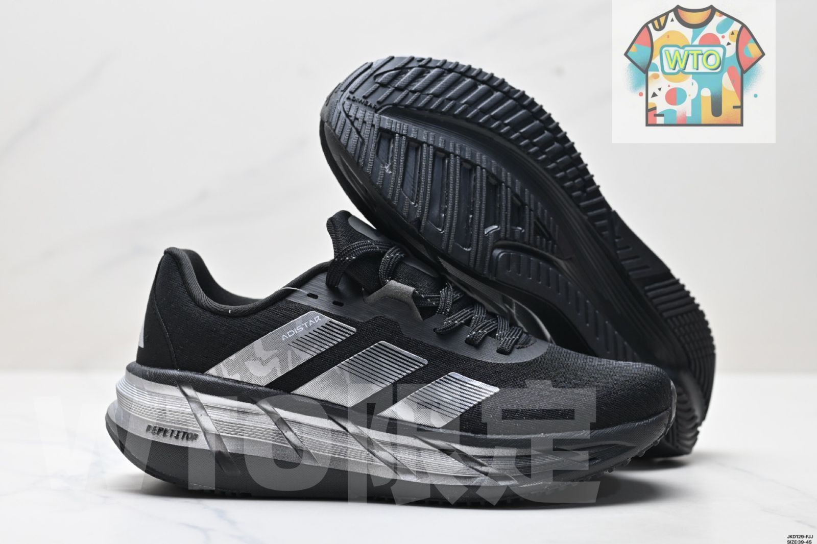 Adidasアディダス新モデルメンズマラソン耐摩耗クラシックランニングシューズ