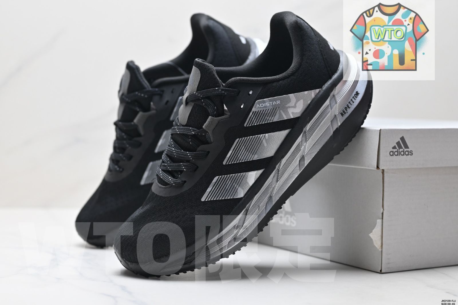 Adidasアディダス新モデルメンズマラソン耐摩耗クラシックランニングシューズ WTO輸入1