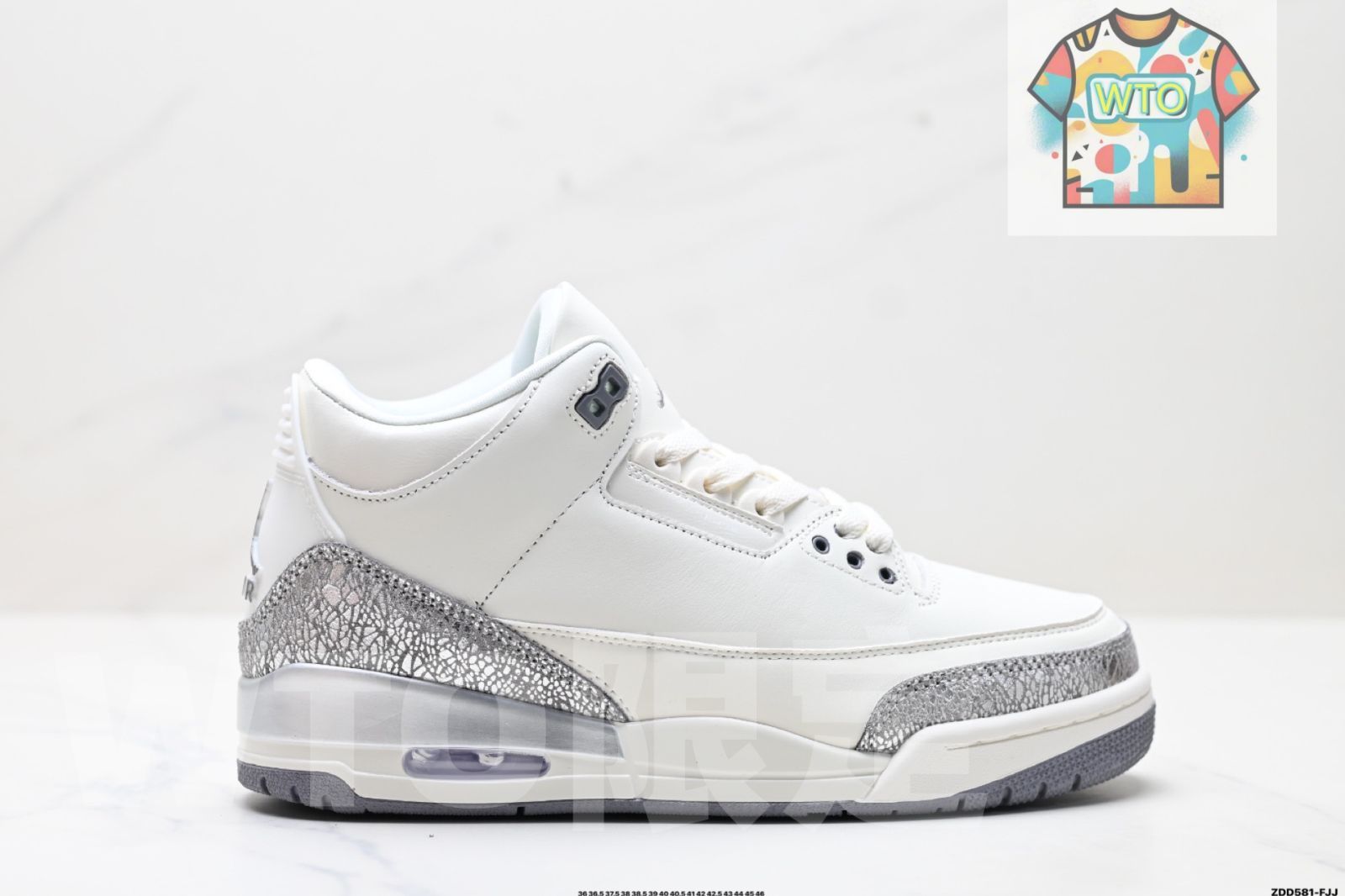 Air Jordan 3 Retro マイケル ジョーダン AJ3 ミッドトップ レトロ カジュアル スポーツ カルチャー バスケットボール シューズ-WTO輸入1