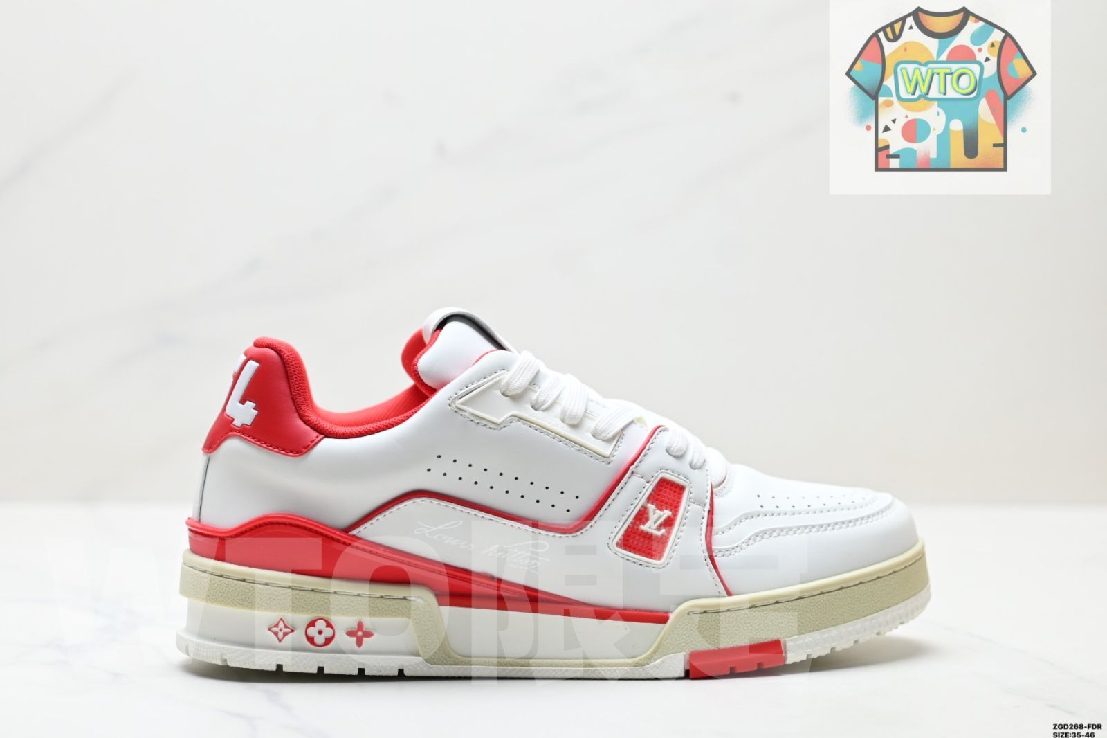 Louis vuitton Trainer Sneaker Low ルイ ヴィトン レジャースポーツカルチャーユニバーサルスニーカー