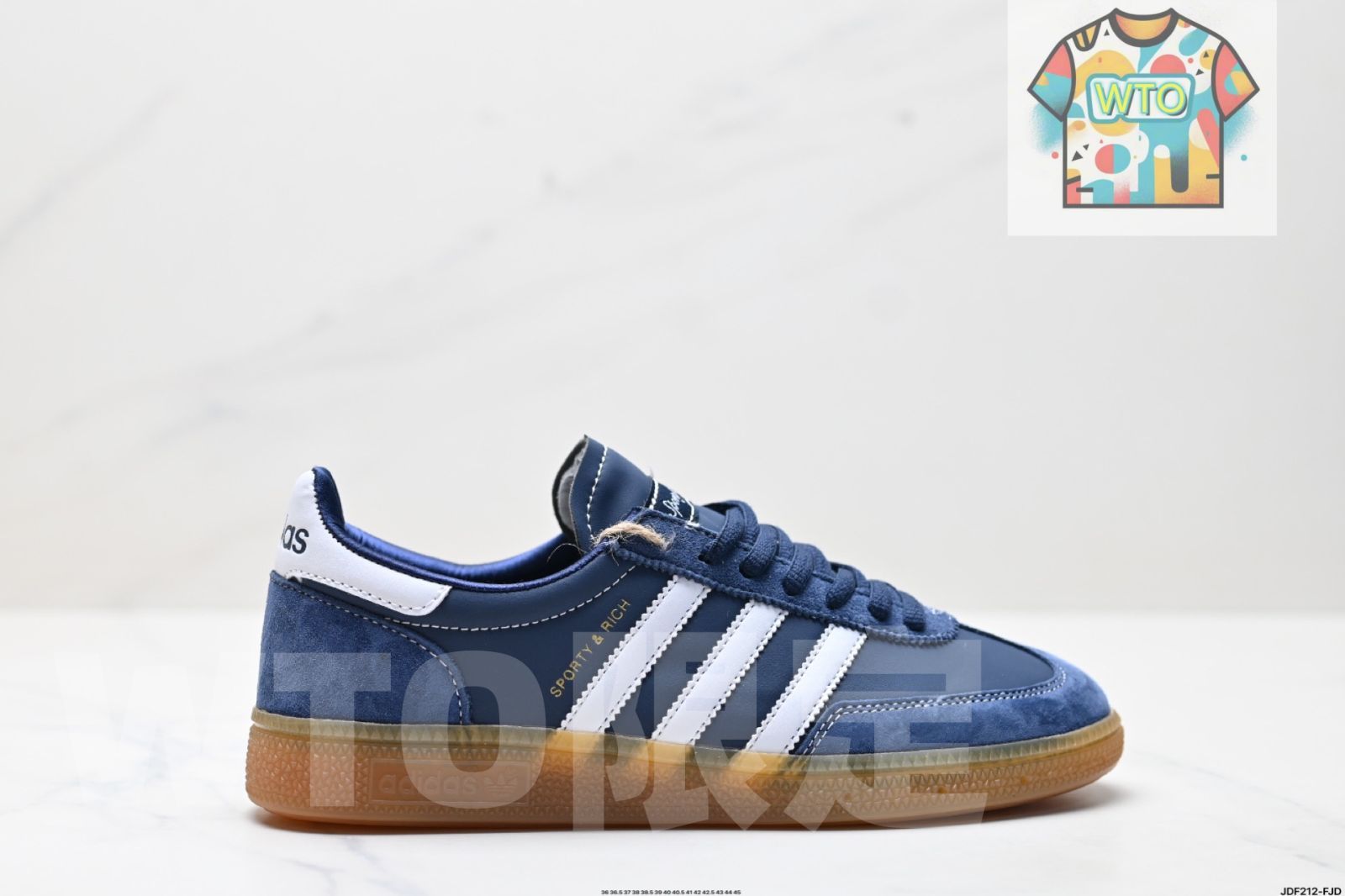 Adidas アディダス Handball Spezial ハンドボール スペツィアル アディダスのクラシックなモデル レトロなカジュアルなスケートシューズ -WTO輸入1