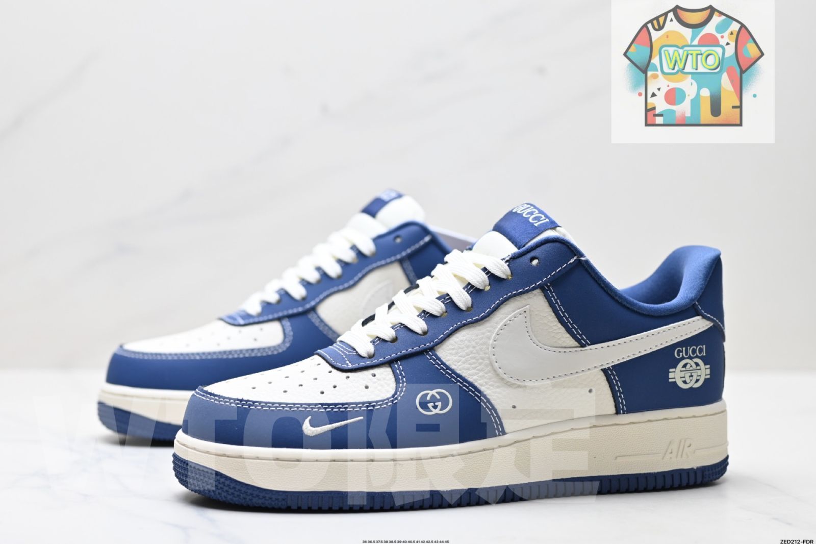 なロートップエアフォースのシルエットを作り出す