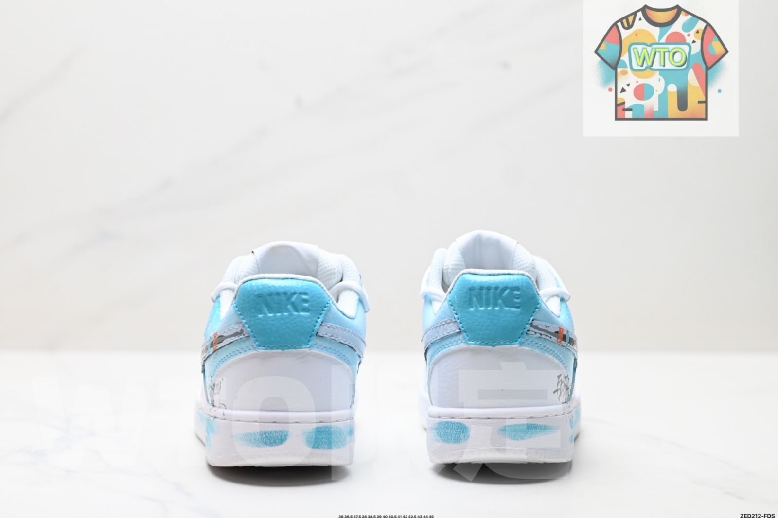  ナイキ コート ビジョン LO ロートップでユニバーサルな通気性のあるレジャースポーツスケートシューズ1 スニーカー 靴