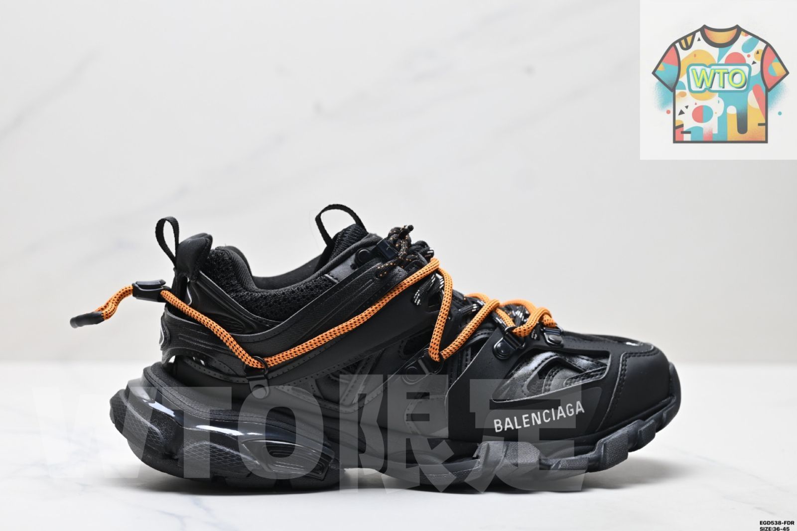 バレンシアガ Balenciaga Track Trail 丸首 まるがしら レースアップロートップレトロスタイルのスニーカー WTO輸入 OGN 98