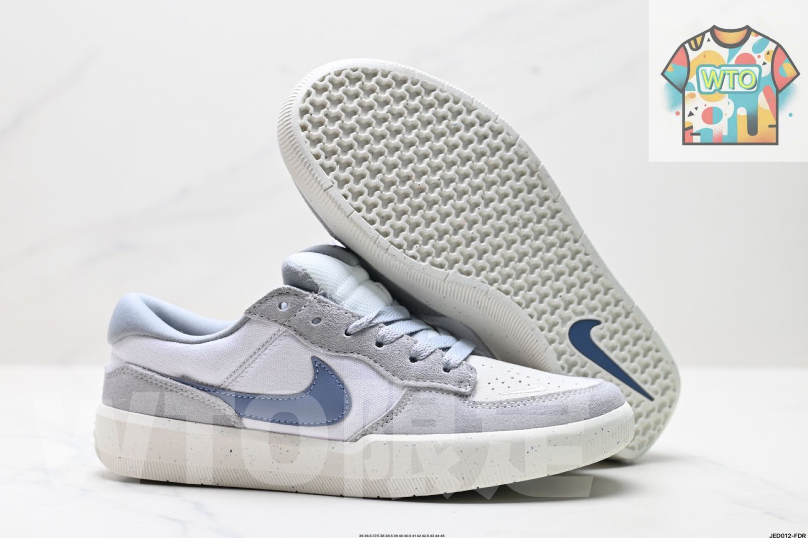  ナイキ Nike SB Force 58 ロートップカジュアルスケートシューズ-WTO輸入-IEZ 28 スニーカー 靴