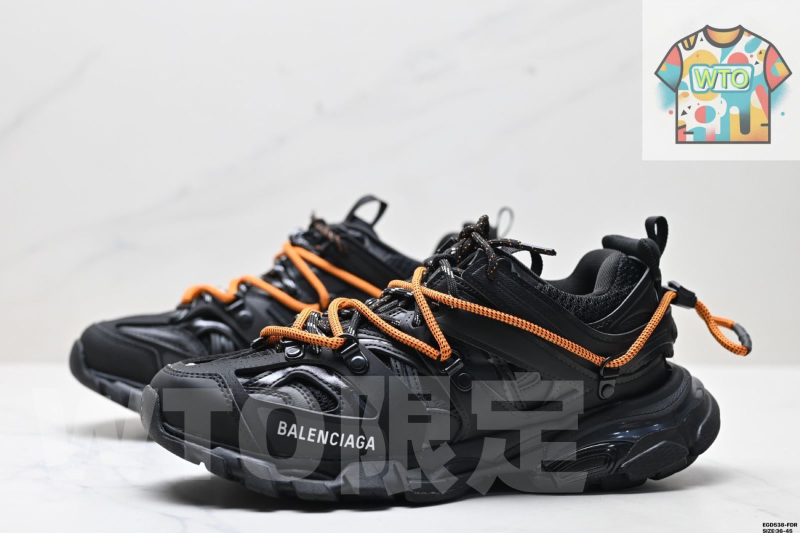  バレンシアガ Balenciaga Track Trail 丸首 まるがしら レースアップロートップレトロスタイルのスニーカー -WTO輸入-OGN 98 スニーカー 靴