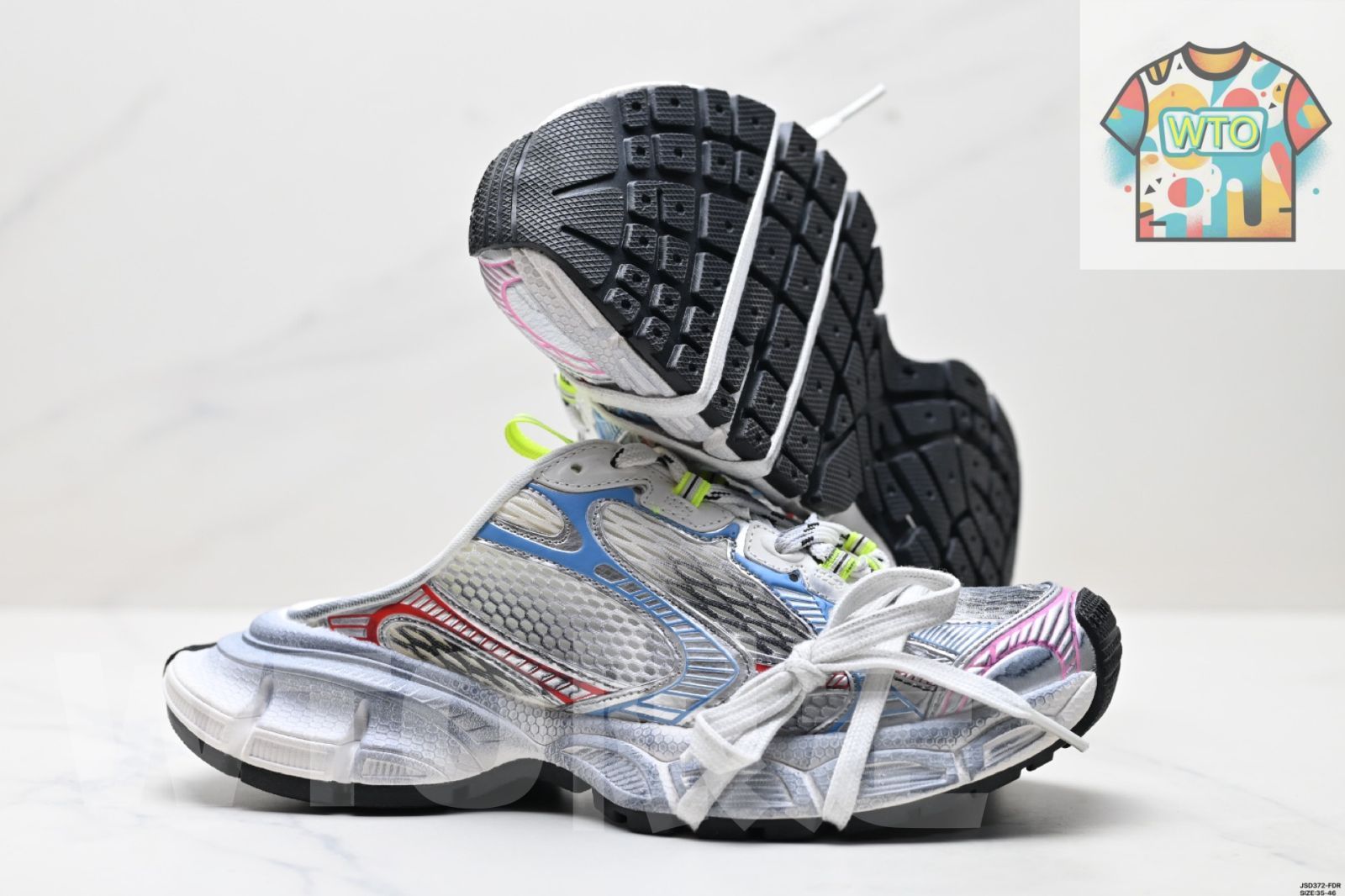  Balenciagaバレンシアガ 3 XL ミュール レザー クローグサンダル-WTO輸入-HPZ 67 スニーカー 靴