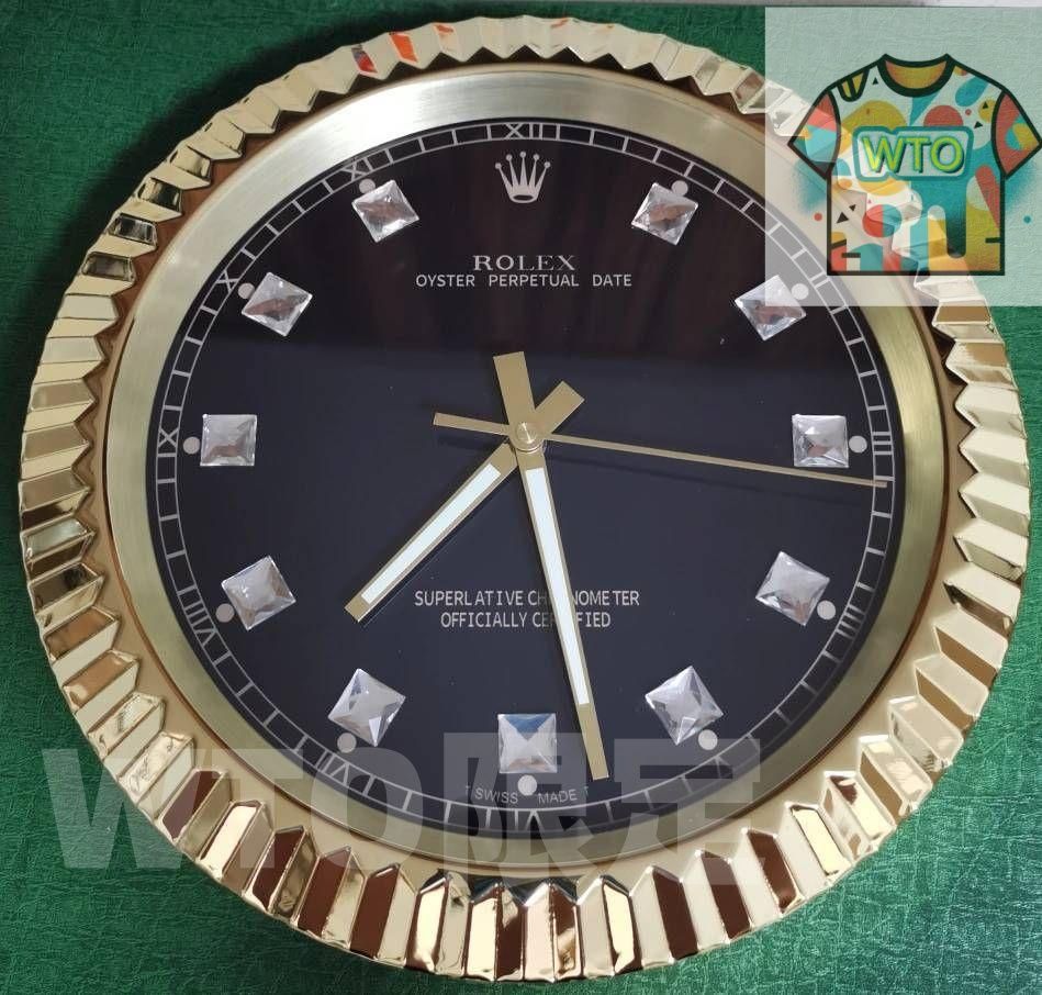 ロレックス11ポイント デイト 掛け時計-WTO輸入-BNE58