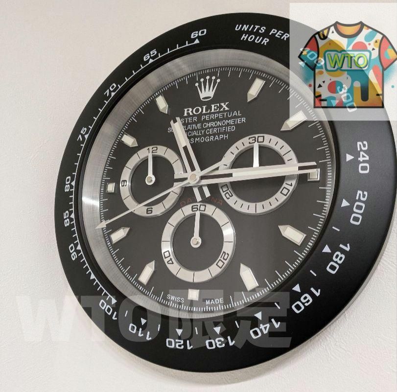 ロレックス デイトナ 現行タキメーターベゼル 掛け時計-WTO輸入-NQX44