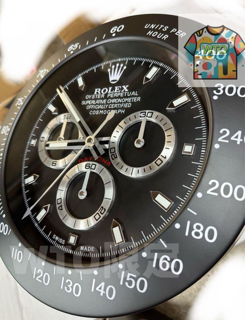 ROLEX 掛け時計 デイトナ型タイプの大型壁掛け時計-WTO輸入-XXR 68