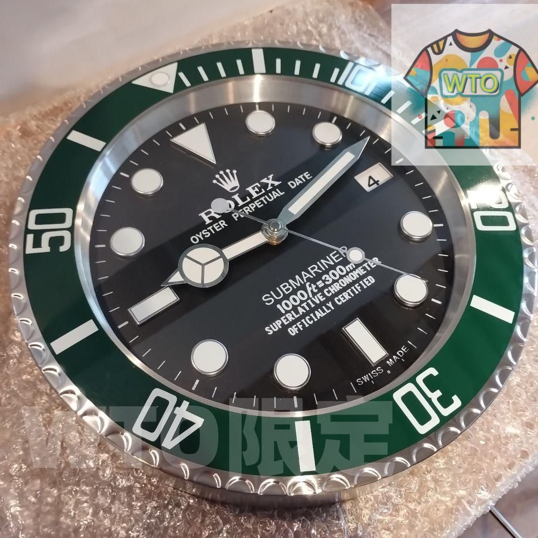  ロレックス サブマリーナ 壁掛け ROLEX-WTO輸入-CWC 59 掛け時計 置き時計 インテリア 生活道具