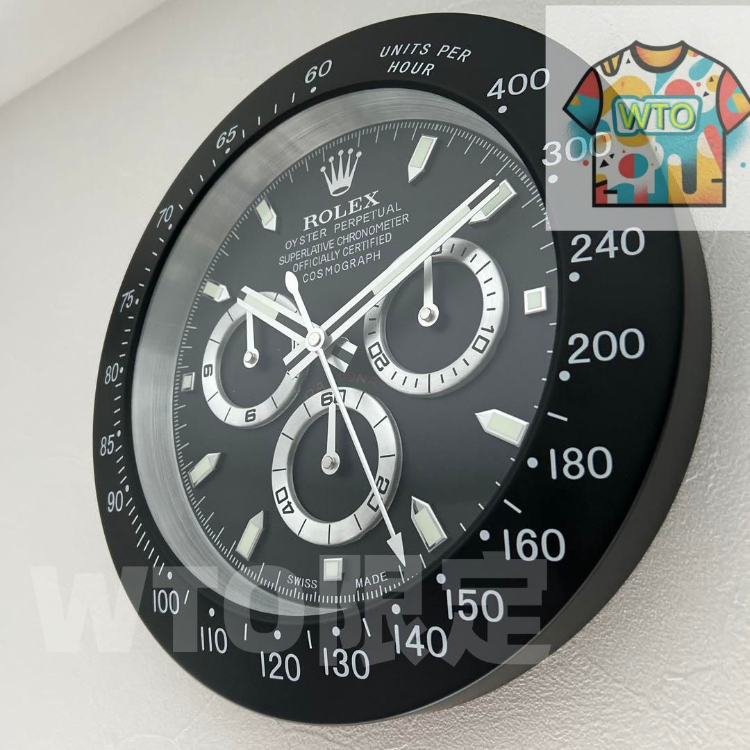 海外販促品 ROLEX掛け時計 コスモグラフ デイトナ-WTO輸入-KSF 48