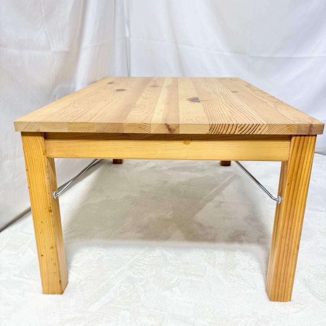 無印良品 良品計画 MUJI パイン材 ローテーブル 折りたたみ式 コンパクト